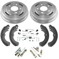Mac Auto Parts 155513 Brand New Rear Brake Drums /& Rear Brake Shoes /& Hardaware Kit For 05-15 Smart Car Fortwo